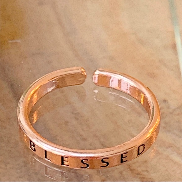 Last One Blessed Engraved Metal Ring. - Picture 2 of 3